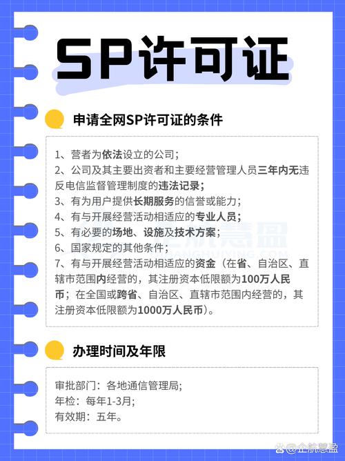 SP许可证办理全指南 第二类增值电信业务中的信息服务业务